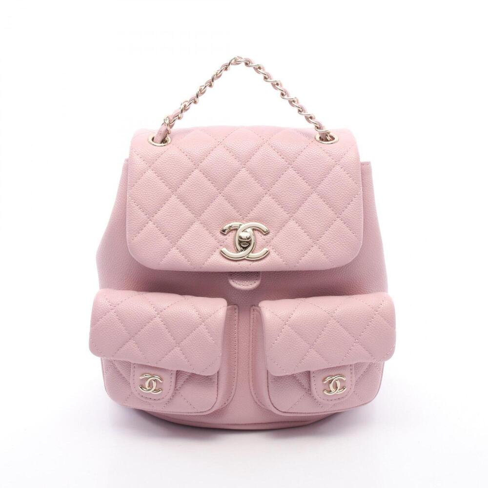 Chanel Small Backpack/Handbag, Caviar Leather (Grained Calfskin), Pink, AS3787